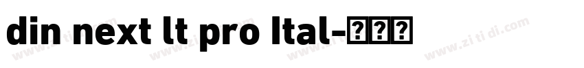 din next lt pro Ital字体转换